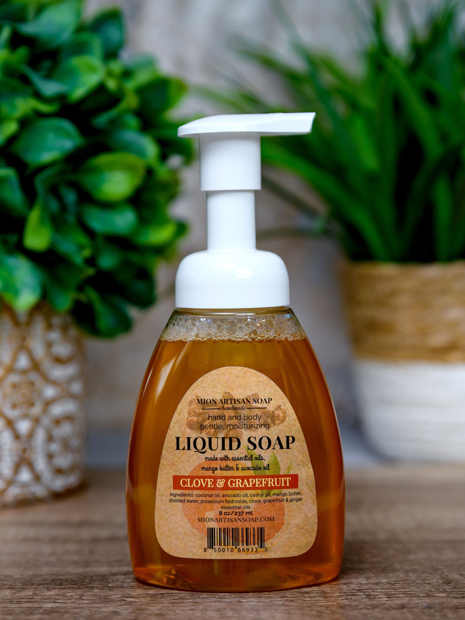 Liquid Soap | Clove and Grapefruit by MION Artisan Soap Co.
