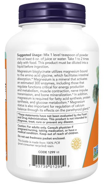 Magnesium Bisglycinate Powder by Country Life Natural Foods