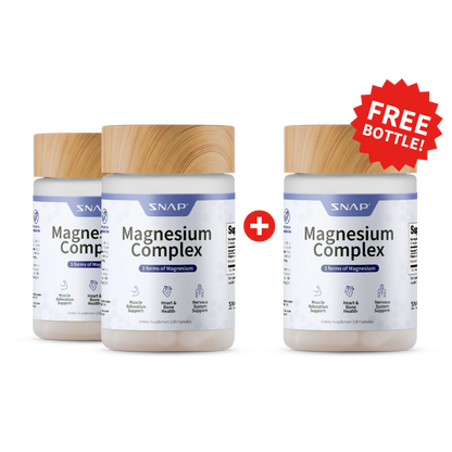 Magnesium Complex - Buy 2, Get 1 Free by Snap Supplements