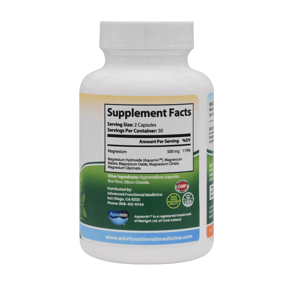 Magnesium Complex (Best blend of magnesium available) by Advanced Functional Medicine Supplements