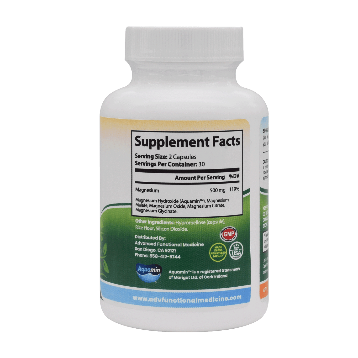 Magnesium Complex (Best blend of magnesium available) by Advanced Functional Medicine Supplements