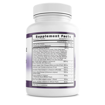 Liver Cleanse and Detox Formula - Milk Thistle, Artichoke Extract, Dandelion, and Apple Cider Vinegar - Liver Health Supplement by The VITAMIZED Shop