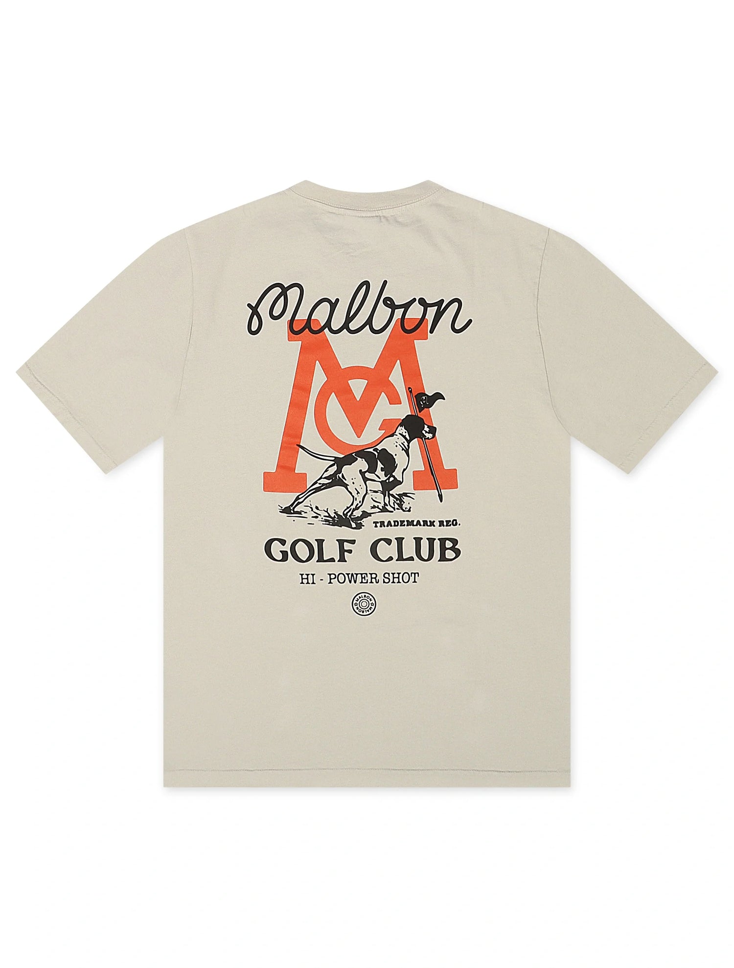 Malbon Bermuda Hi-Power Shot Tee - Ivory by Denim Exchange