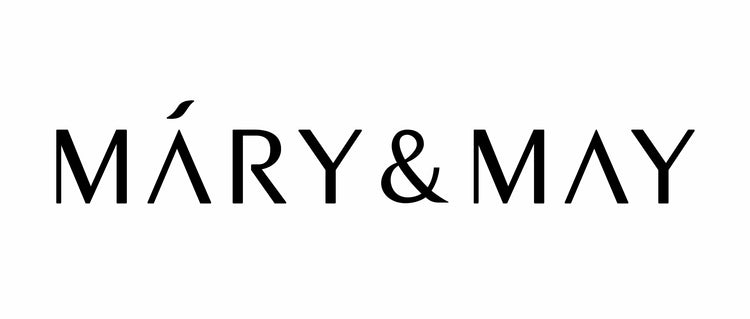 Black text 'Máry & May' on a white background