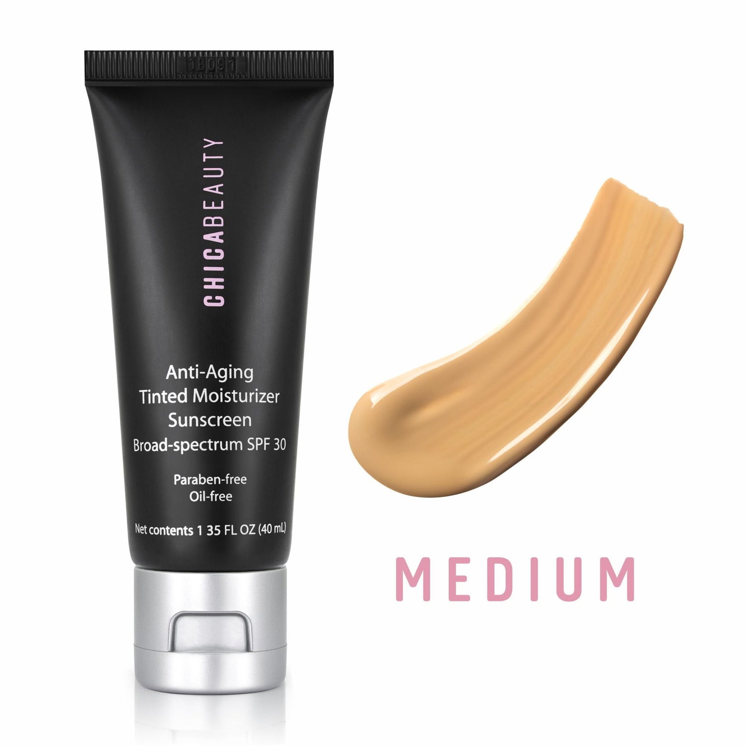 Anti-Aging Tinted Moisturizer Sunscreen Broad-Spectrum SPF 30 by Chica Beauty by Chica Beauty