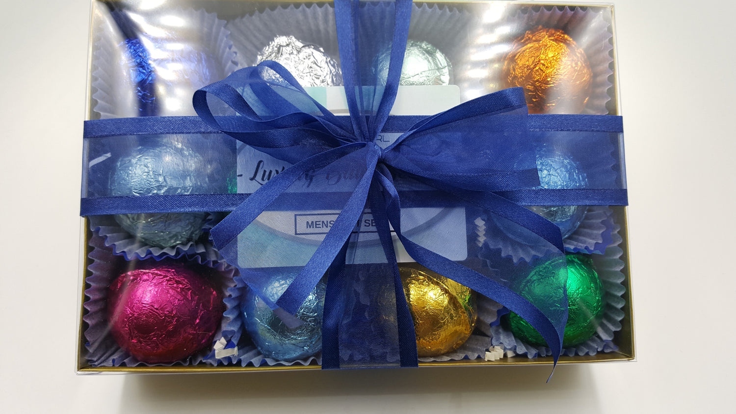 Gift Set with 12 foil wrapped 2.5 oz bath bombs, great for dry skin, Manly Scents by Spa Pure