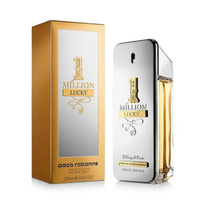 1 Million Lucky by Paco Rabanne Men 6.7oz Eau De Toilette Spray by perfumesandrea