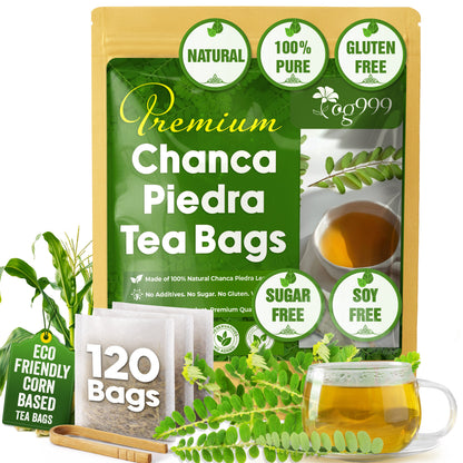 Dried Chanca Piedra Leaves, Chanca Piedra Tea “Stone Breaker” Tea Bags by FreshDrinkUS - Natural and Premium Herbal Tea