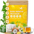 Premium Daily Rescue Lemon Ginger Tea Bags by FreshDrinkUS - Natural and Premium Herbal Tea