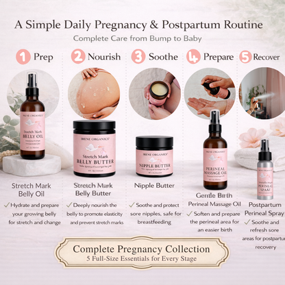 Complete Pregnancy &amp; Postpartum Care Routine by Irene Organics