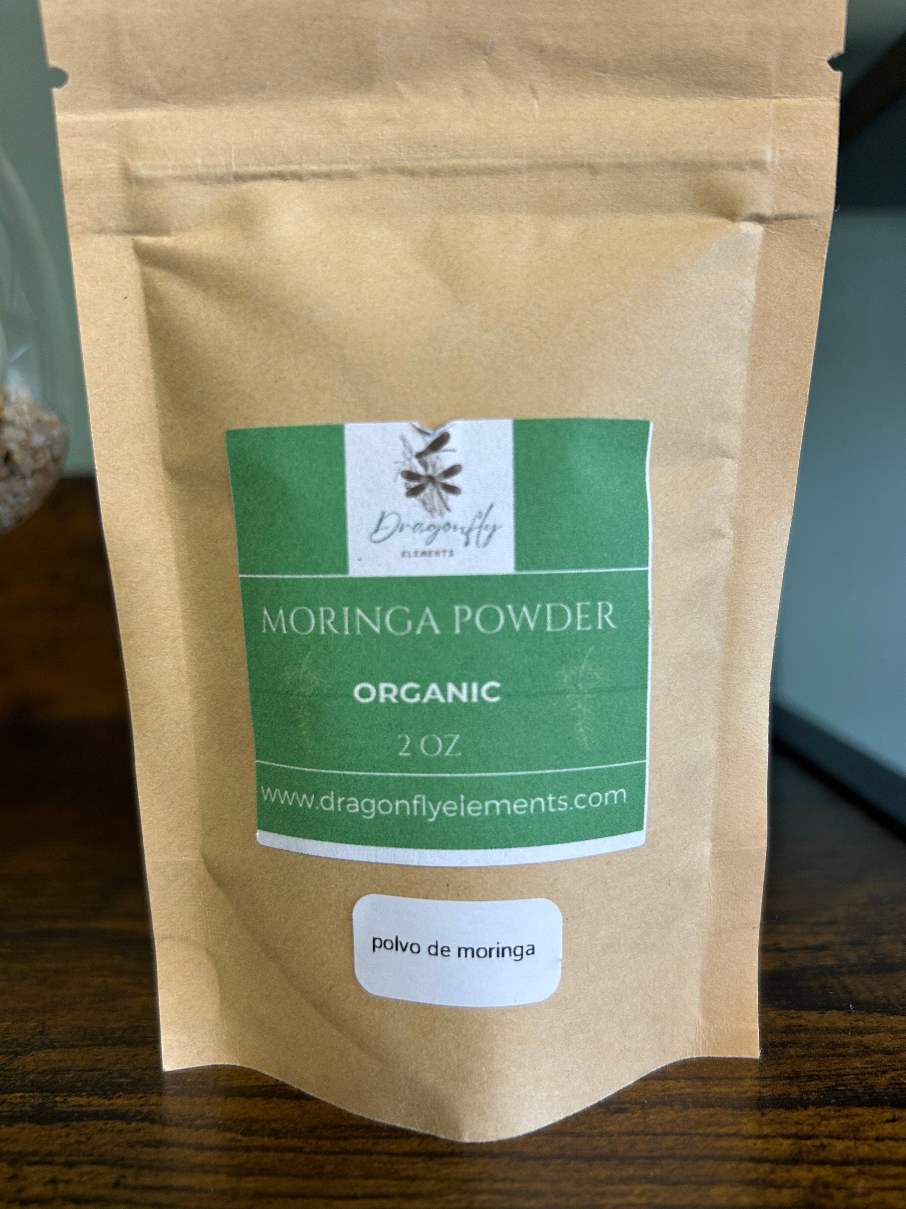 Organic Moringa Leaf Powder by Dragonfly Elements
