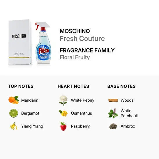 Moschino Fresh Couture For Women 3.4 oz W Spray by perfumesandrea