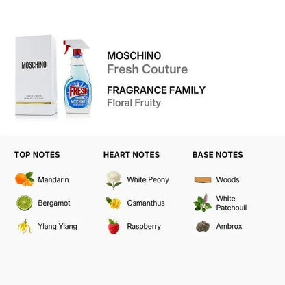 Moschino Fresh Couture For Women 3.4 oz W Spray by perfumesandrea