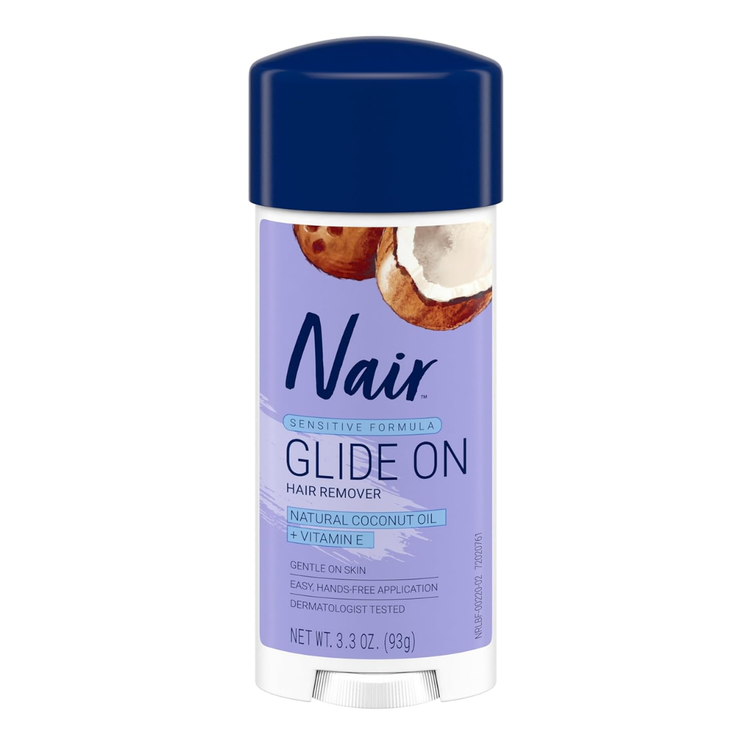 Nair Glide-On Hair Remover Cream for Sensitive Skin (3.3 oz) by Farmacias Savia