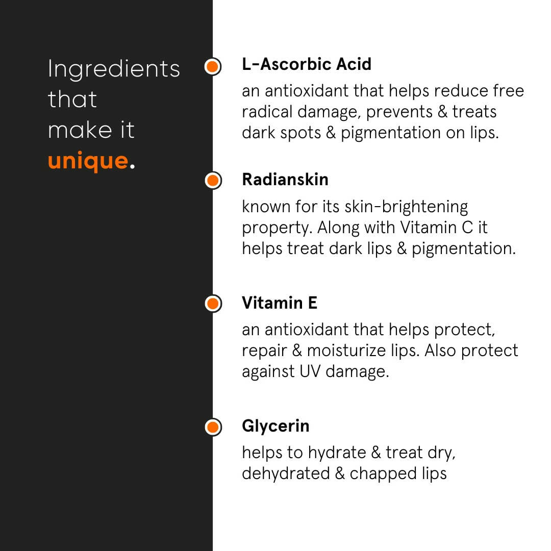 Minimalist 8% L-Ascorbic Acid Lip Treatment Balm by Dista