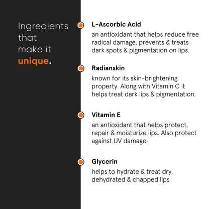 Minimalist 8% L-Ascorbic Acid Lip Treatment Balm by Dista
