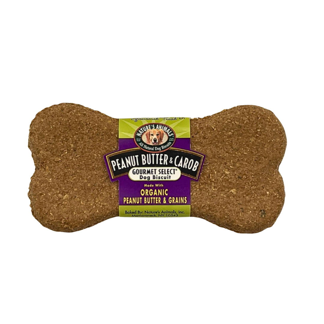 Nature’s Animals Gourmet Select Organic Peanut Butter &amp; Carob – 2 oz by Farmacias Savia