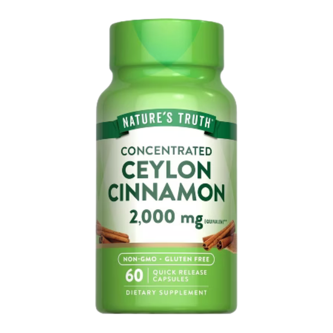 Nature’s Truth Cinnamon 2 000 mg Capsules (60 count) by Farmacias Savia