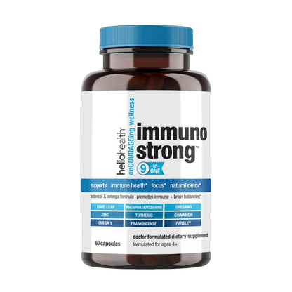 9-in-1 Immune Support Natural &amp; Detox capsules by hellohealth