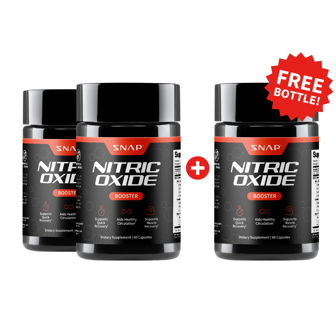 Nitric Oxide Booster - 3 Bottles by Snap Supplements