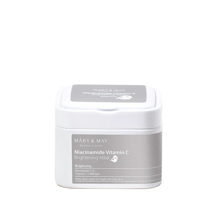 MARY &amp; MAY - Niacinamide Vitamin C Brightening Mask 30pcs by HanBeauty