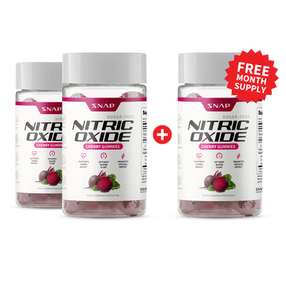 Nitric Oxide Gummies - Cherry Flavor - Buy 2 Get 1 FREE! by Snap Supplements