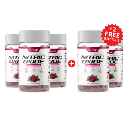 Nitric Oxide Gummies - Cherry Flavor - Buy 3 Get 2 FREE! by Snap Supplements