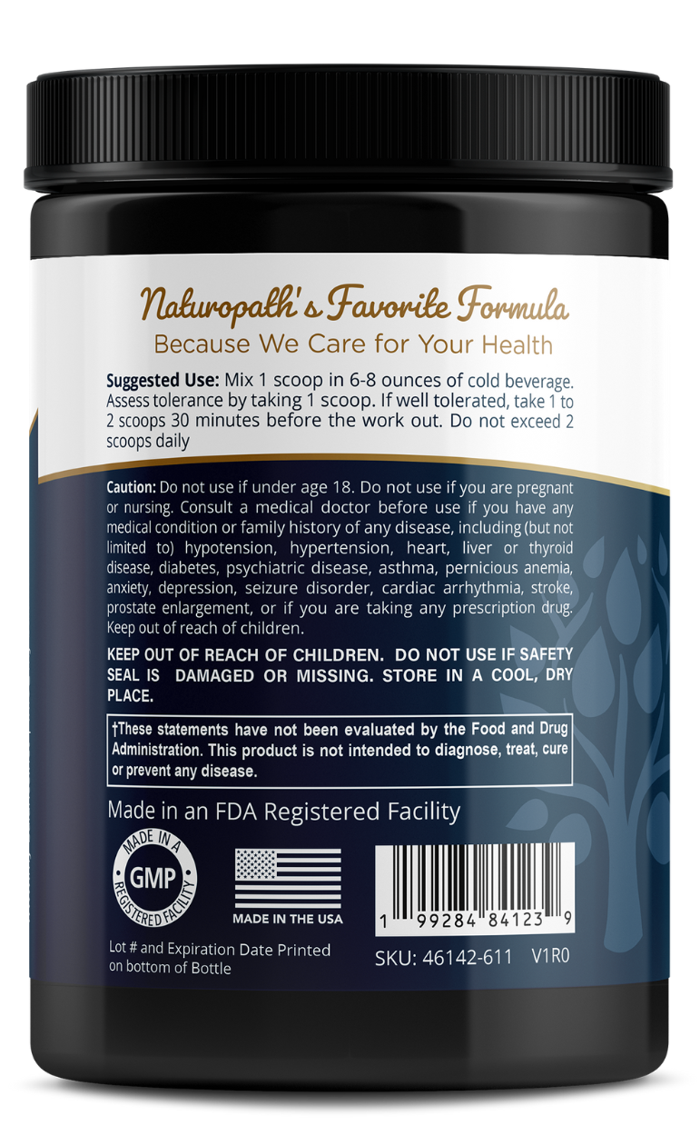 Nitric Oxide Booster Powder Mix – Blue Raspberry Flavor by My Balance