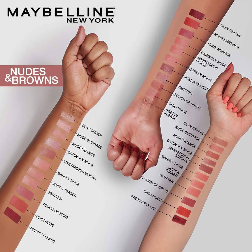 Maybelline New York Color Sensational Creamy Matte Lipstick / Chilli Nude by Dista