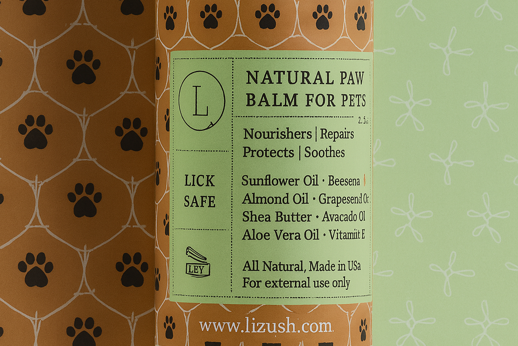 Natural Paw Balm for PETS by Lizush