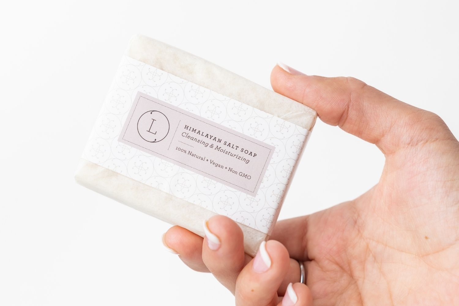 2x Himalayan Salt Soap Bar, Natural Unscented Soap, Vegan Handmade Soap by Lizush