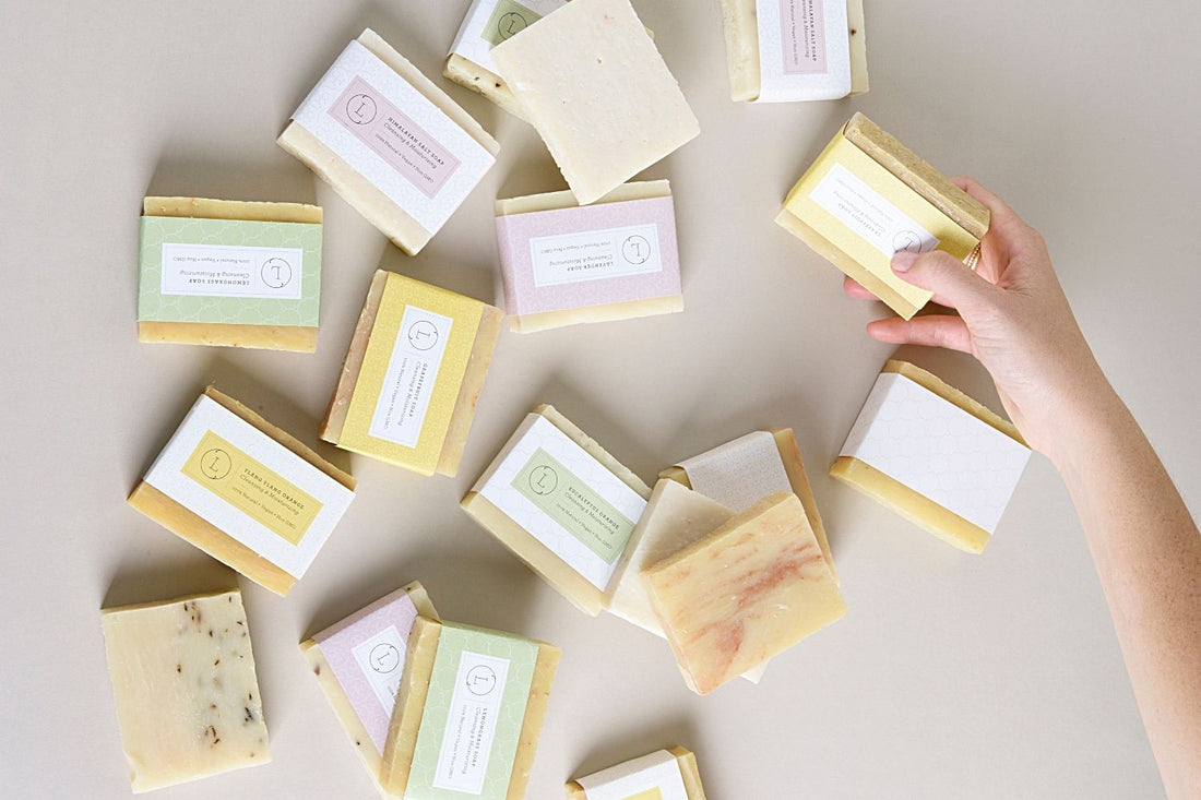 2x Natural Cold Process Soap Bar with Essential oils - Choose your scent by Lizush
