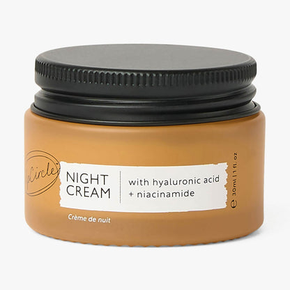 Night Cream with Hyaluronic Acid + Niacinamide - Travel Size by UpCircle
