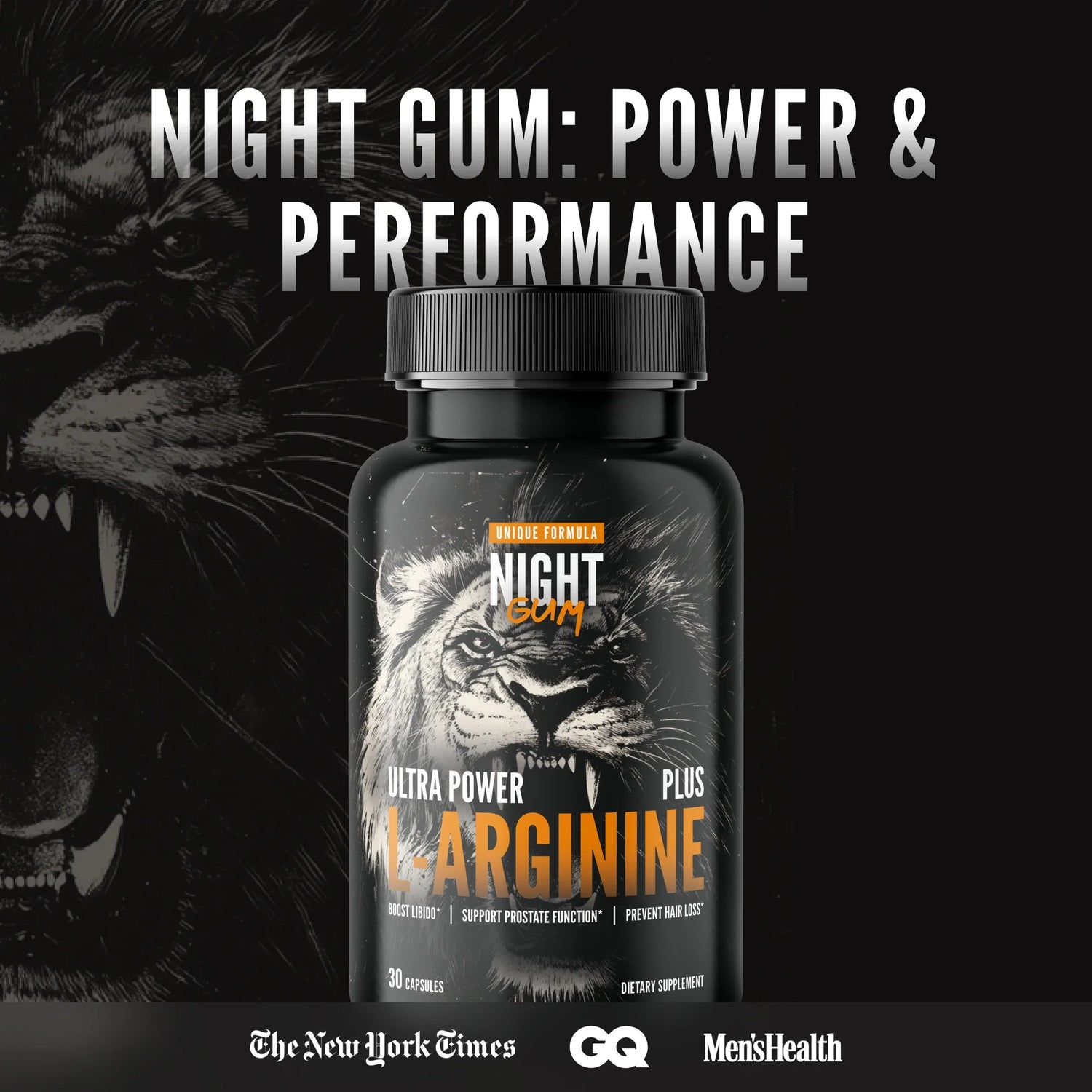 Night Gum Ultra Power L-Arginine Plus by RevitMe - Supplements Store