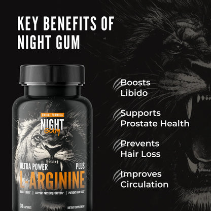 Night Gum Ultra Power L-Arginine Plus by RevitMe - Supplements Store