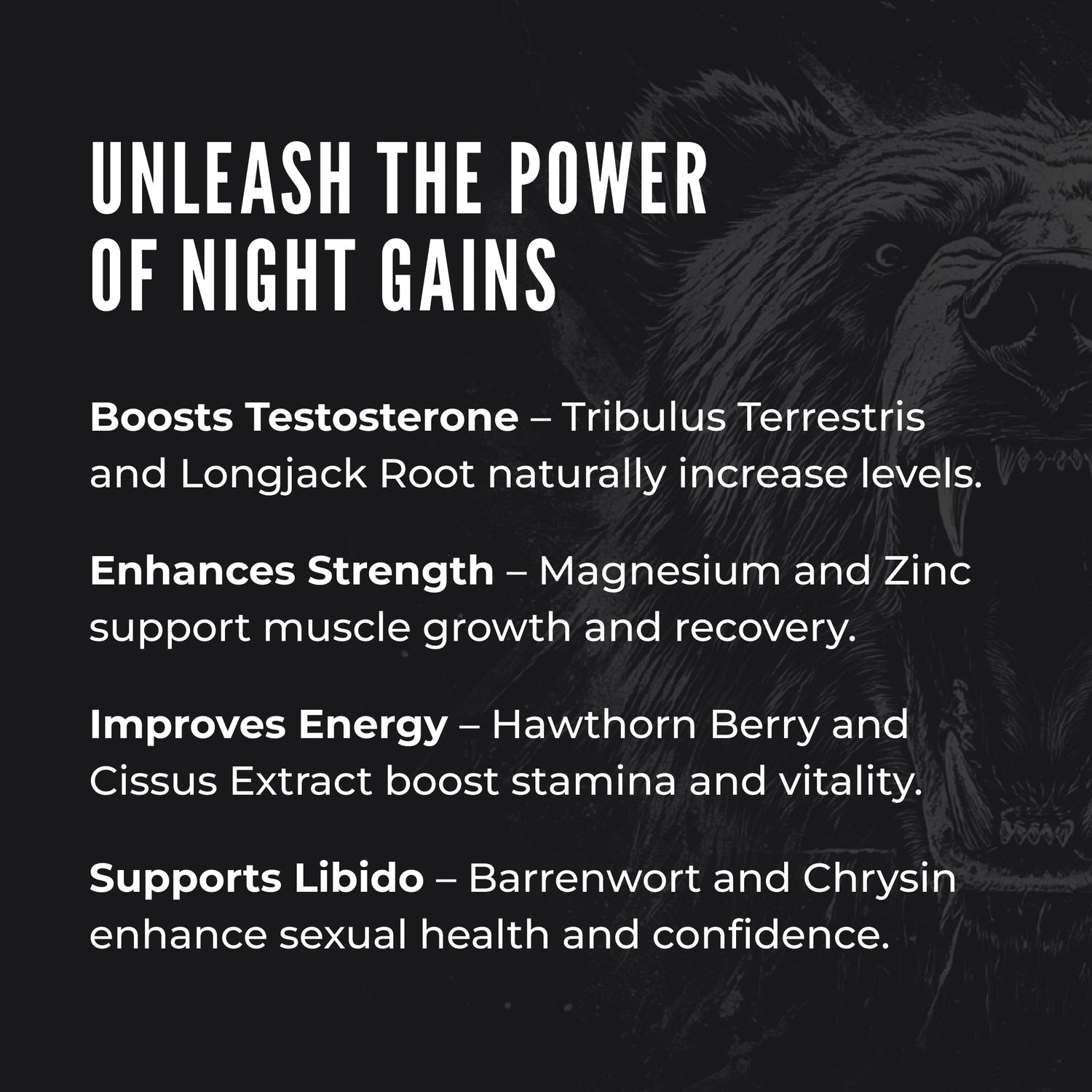 Night Gum testosterone support complex by RevitMe - Supplements Store