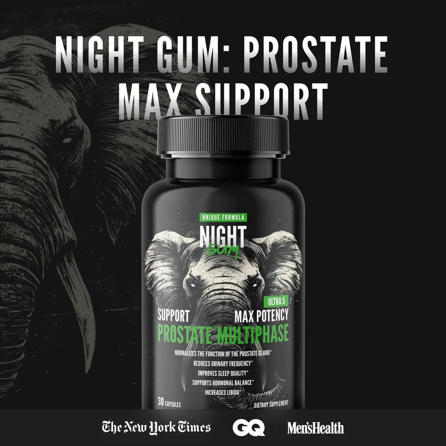 Night Gum Prostate Multiphase Support by RevitMe - Supplements Store