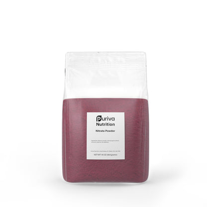 Nitrate powder (beetroot, curcumin, piperine, garlic), 1 pound, Puriva Nutrition by Puriva Nutrition