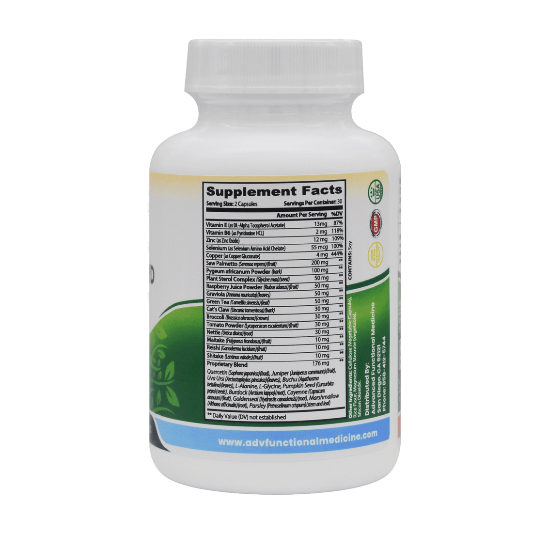 Nutra-Guard for men and women (Supports hair loss / prostate support) by Advanced Functional Medicine Supplements
