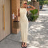 Women Clothing Summer Lace Split Dress Sexy Backless Sleeveless Dress by Ragazza