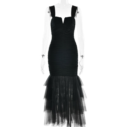 Spring Summer Sexy Patchwork Strap Dress Sexy Skinny Sheath Women Clothing Dress by Ragazza