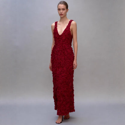 Autumn Sweet Spicy Private Clothes Socialite Women Clothes Vest Type V neck Dress
