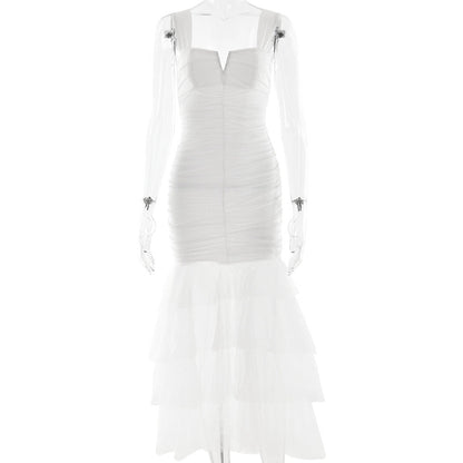 Spring Summer Sexy Patchwork Strap Dress Sexy Skinny Sheath Women Clothing Dress by Ragazza