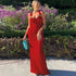 Women Clothing Summer Sexy Backless Pleated Slim Fit Lace up Dress Women by Ragazza