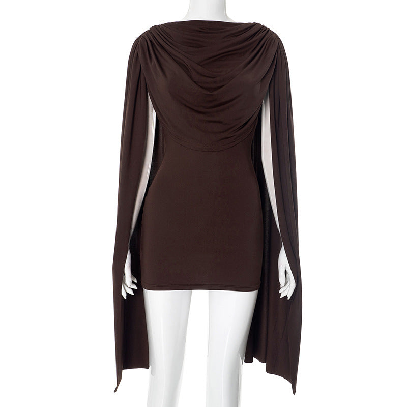 Women Clothing Slim Fit Swing Collar Design Sleeveless Sexy Dress by Ragazza