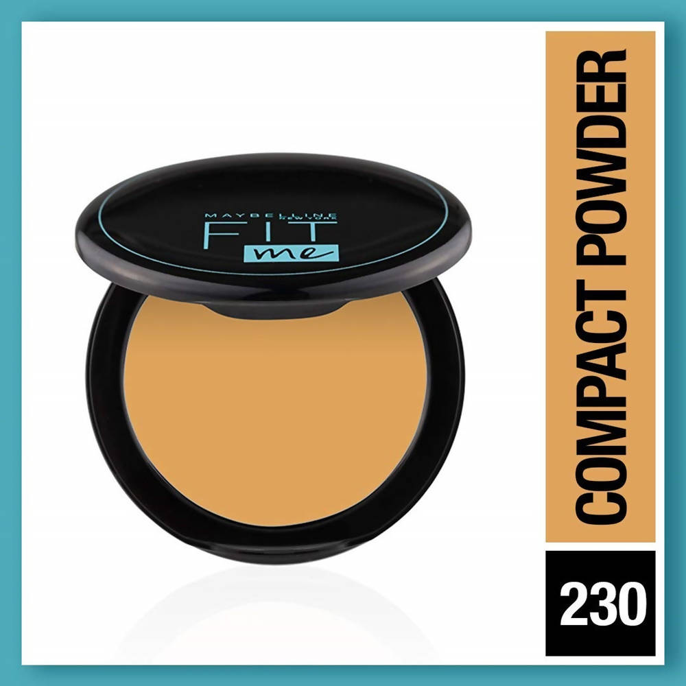Maybelline New York Fit Me 12Hr Oil Control Compact, 230 Natural Buff by Dista