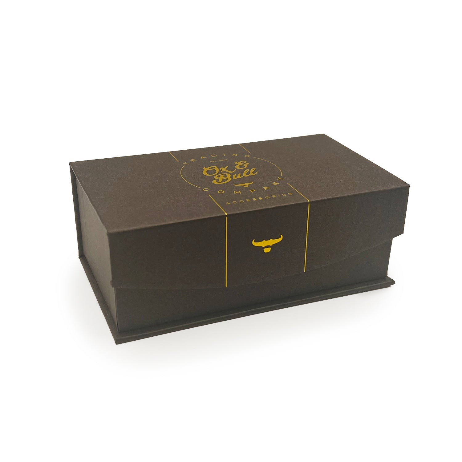 Stainless Steel Gold Tartan 5-Stud Set