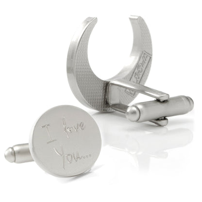 Love You to the Moon and Back Cufflinks by Cufflinks.com