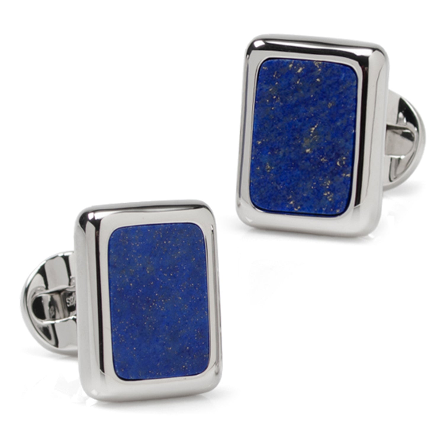 Sterling Silver and Lapis JFK Presidential 5-Stud Set by Cufflinks.com