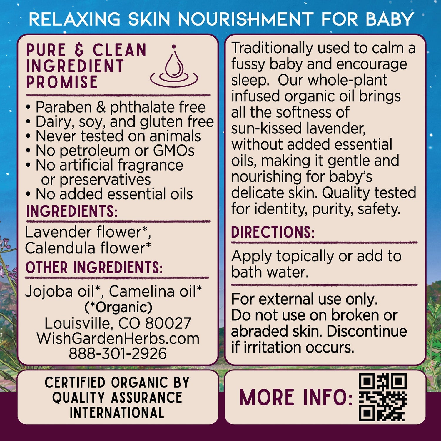 Oh Baby! Lavender Oil by WishGarden Herbs